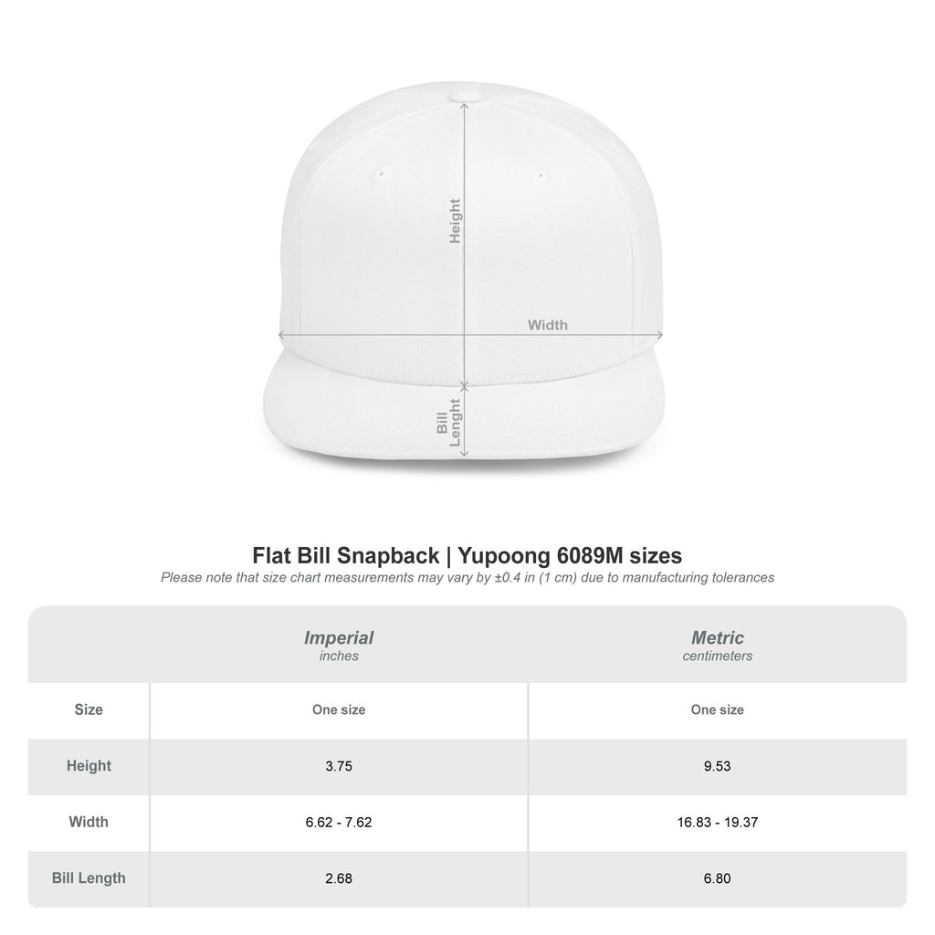 Flat Bill Snapback Hat with '25th Hour' Embroidered Logo — Urban Streetwear Cap
